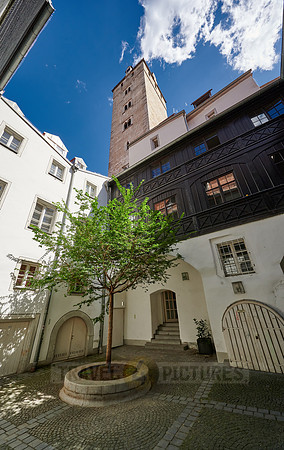 the Golden Tower of Regensburg