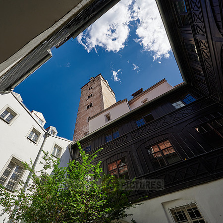 the Golden Tower of Regensburg