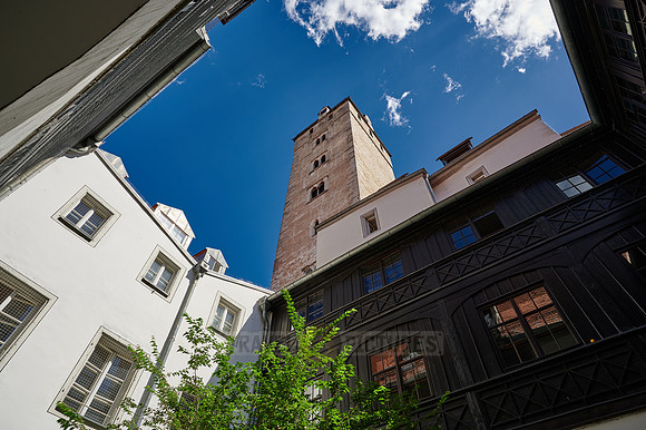 the Golden Tower of Regensburg