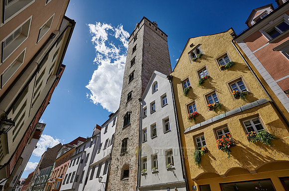 the Golden Tower of Regensburg