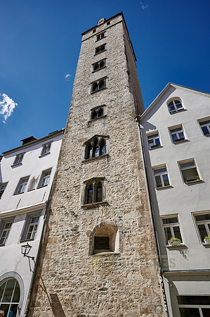 the Golden Tower of Regensburg