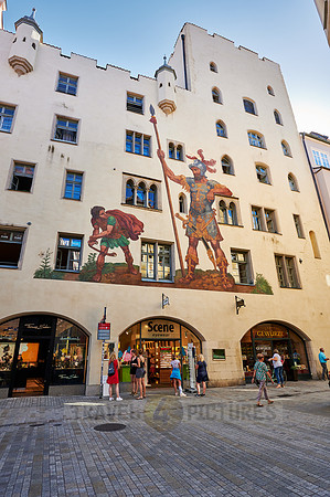 mural on the  Goliath House of Regensburg