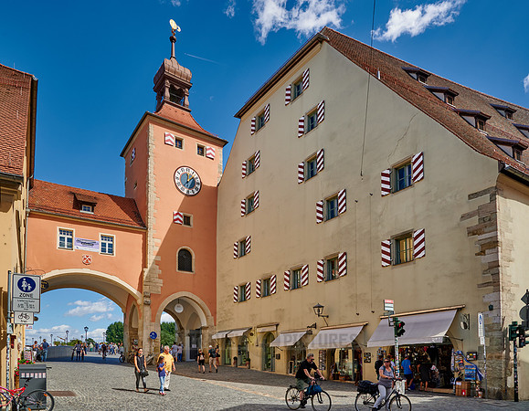 bridge Tower  and Salzstadel, Regensburg
