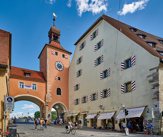bridge Tower  and Salzstadel, Regensburg
