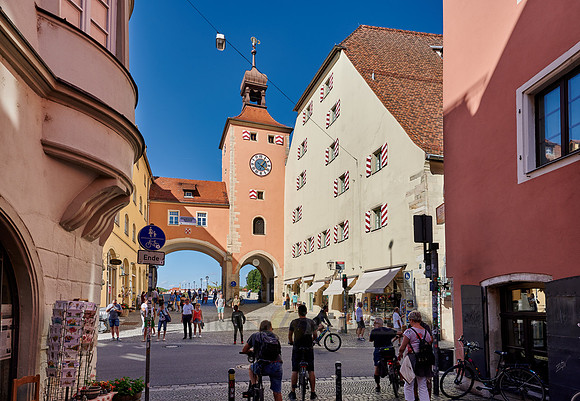 bridge Tower  and Salzstadel, Regensburg