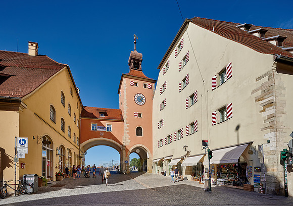 bridge Tower  and Salzstadel, Regensburg
