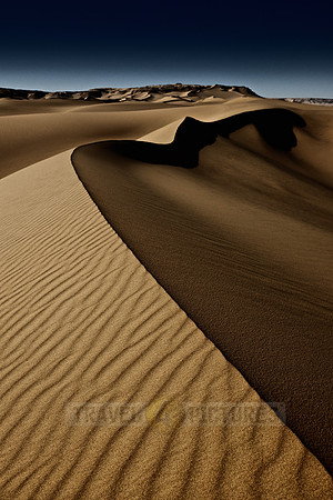 desert landscape with sand dunes