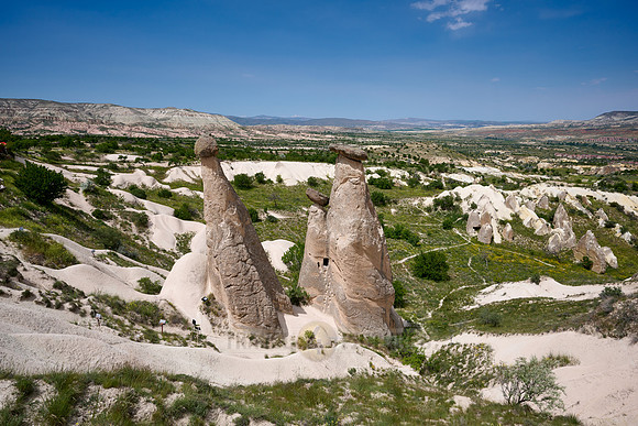 erosion formation of the Three Beauties