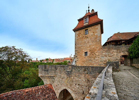 rampart and city wall at Kobolzeller Stiege