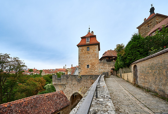 rampart and city wall at Kobolzeller Stiege