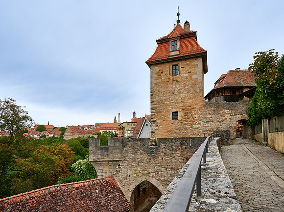rampart and city wall at Kobolzeller Stiege