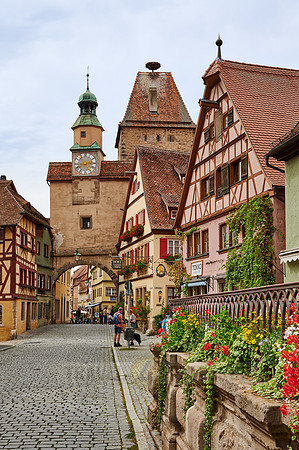 Markusturm and Roederbogen in Rothenburg ob der Tauber