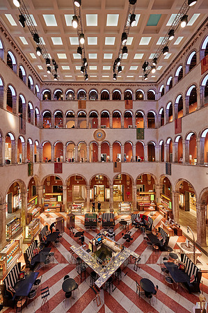 interior shot of Fondaco dei Tedeschi, luxury department store