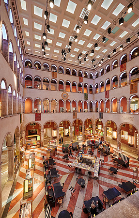 interior shot of Fondaco dei Tedeschi, luxury department store