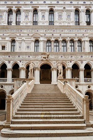 inner courtyard of Doge's Palace with Scala dei Giganti