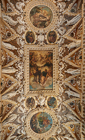 Ceiling painting in Sala delle Quattro Porte, Doge's Palace