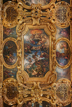 Frescoes and stucco in the Senate Hall, Doge's Palace