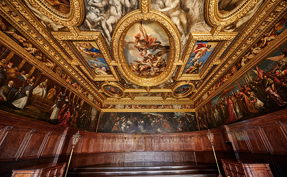 Frescoes and stucco in the Sala del Consiglio dei Dieci, Doge's Palace