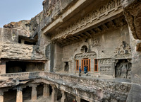 Facade of Vishvakarma cave, Ellora Chaitya Cave No. 10