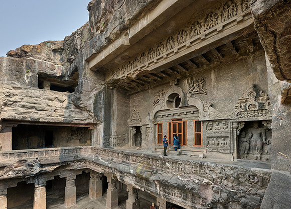 Facade of Vishvakarma cave, Ellora Chaitya Cave No. 10