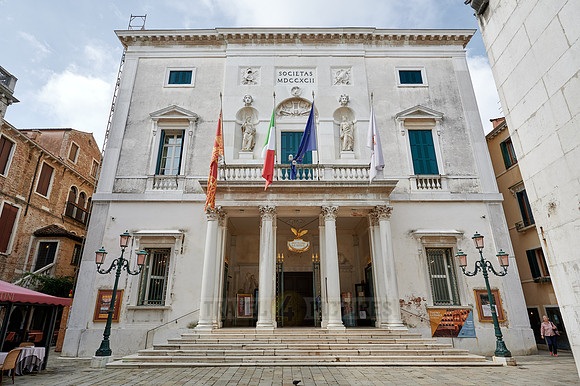 facade of Gran Teatro La Fenice di Venezia
