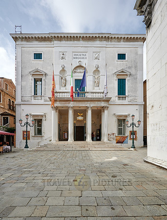 facade of Gran Teatro La Fenice di Venezia