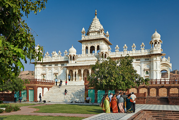 The Jaswant Thada mausoleum
