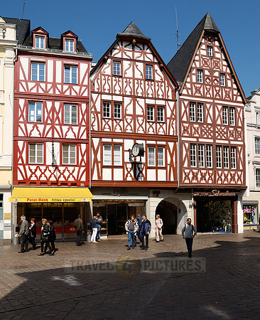 half-timbered houses in old town