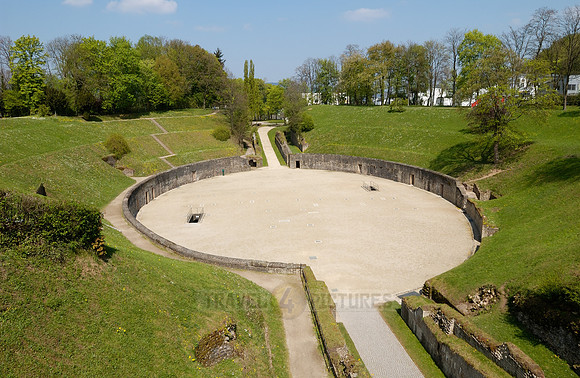 ruin of roman amphitheater, Trier