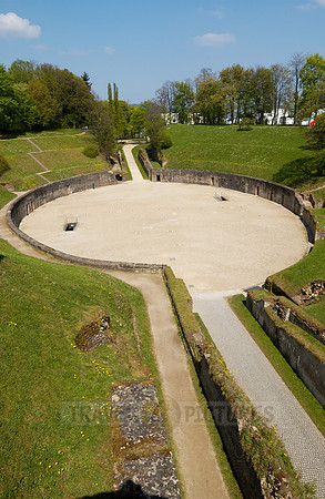 ruin of roman amphitheater, Trier