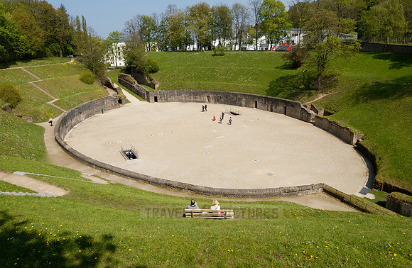ruin of roman amphitheater, Trier