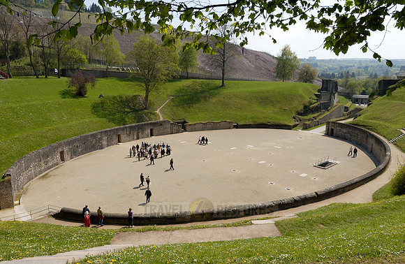 ruin of roman amphitheater, Trier