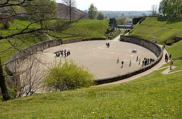 ruin of roman amphitheater, Trier