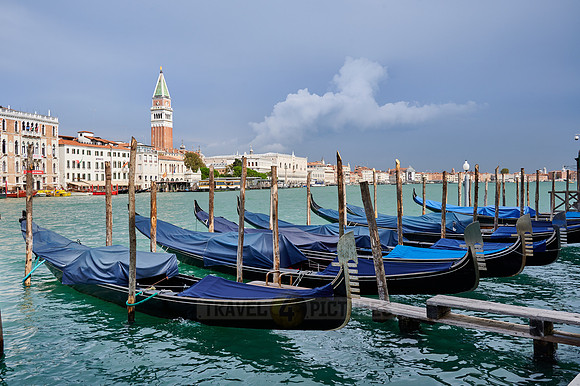 cityscape of Venice with gondolas and Canale Grande