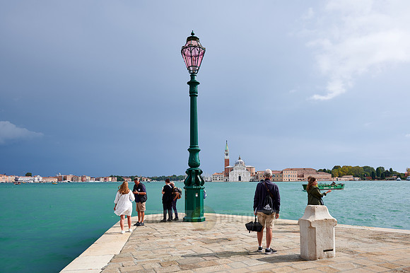 Punta della Dogana with view on island San Giorgio Maggiore