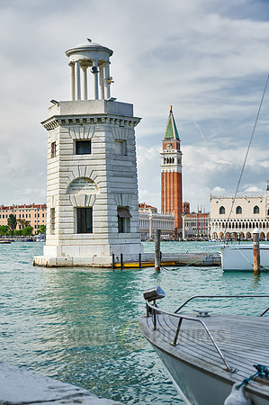 Faro San Giorgio Maggiore, cityscape with Doge's Palace and St Mark's Tower