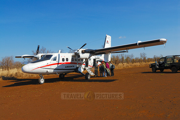 plane on airstrip
