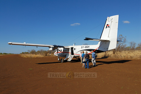 plane on airstrip