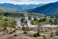 overlook Mammoth Hot Springs, Yellowstone National Park