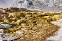 Mound Spring and Jupiter Terrace, Mammoth Hot Springs, Yellowstone National Park