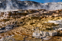 Mound Spring and Jupiter Terrace, Mammoth Hot Springs, Yellowstone National Park