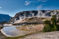 Mound Spring and Jupiter Terrace, Mammoth Hot Springs, Yellowstone National Park
