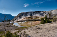 Mound Spring and Jupiter Terrace, Mammoth Hot Springs, Yellowstone National Park