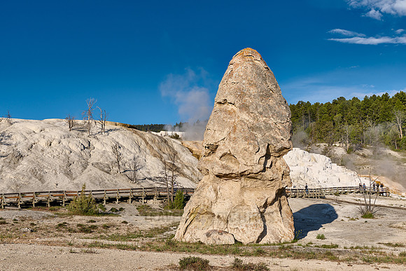 Liberty Cap, Mammoth Hot Springs, Yellowstone National Park