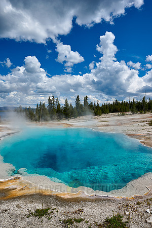Black Pool at West Thumb, Yellowstone National Park