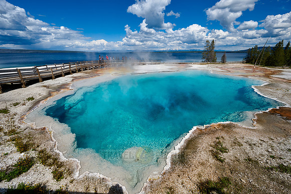Black Pool at West Thumb, Yellowstone National Park