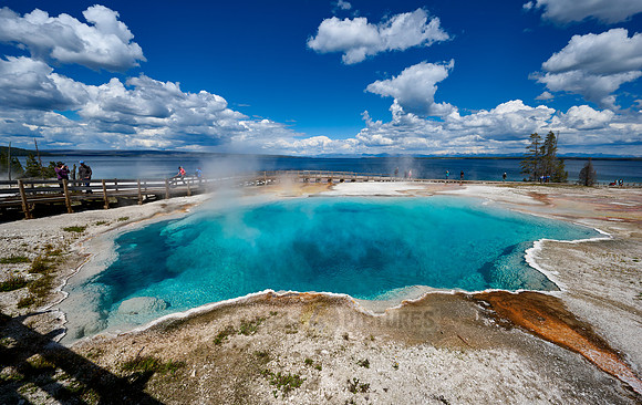 Black Pool at West Thumb, Yellowstone National Park