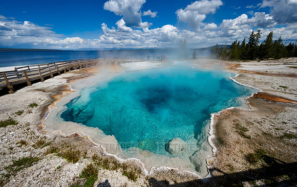 Black Pool at West Thumb, Yellowstone National Park