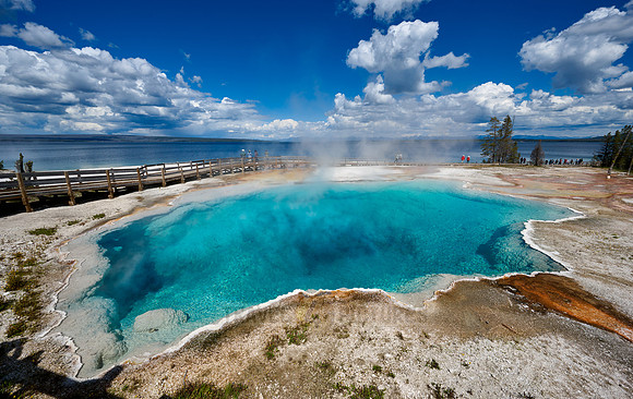 Black Pool at West Thumb, Yellowstone National Park