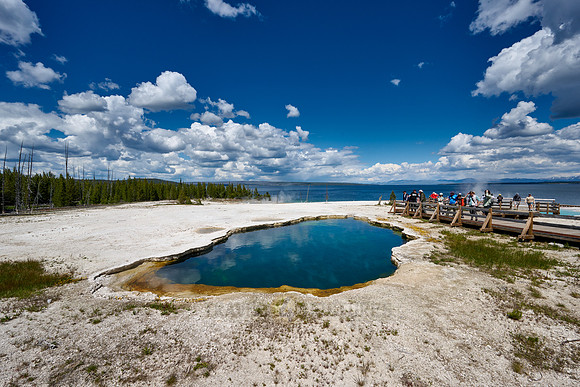 Abyss Pool at West Thumb, Yellowstone National Park